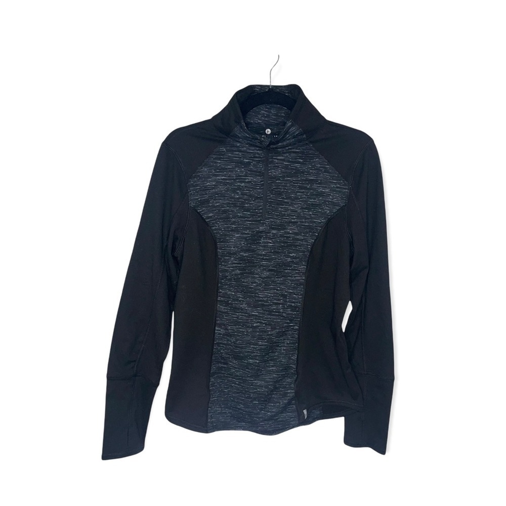 Active Life 90 Degree by Reflex Black Performance 1/4 Zip Compression To…